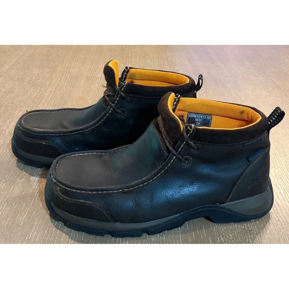 ARIAT Edge LTE Composite Safety Toe Waterproof Work Boots Mens 10.5D 10024956